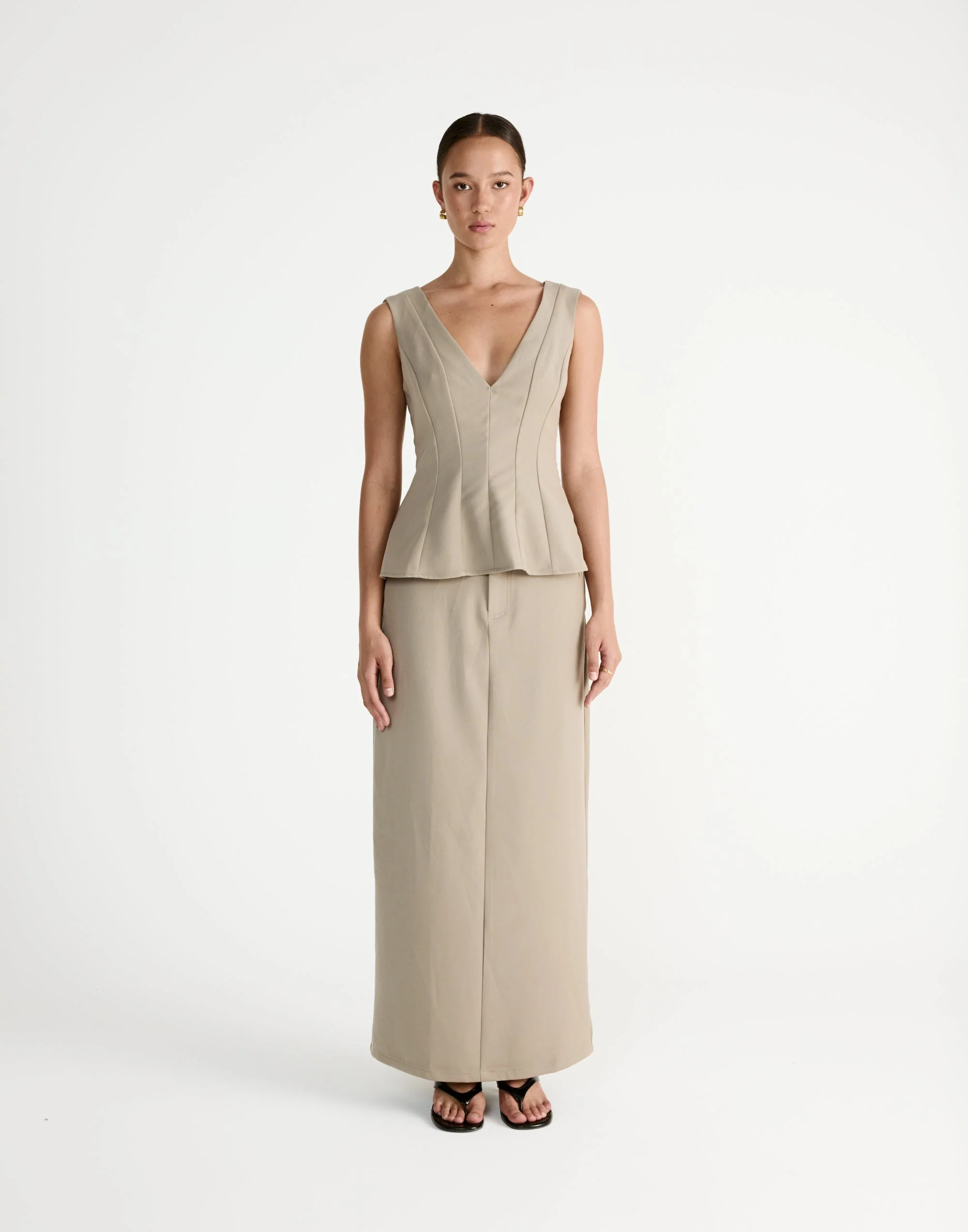Giana Maxi Skirt (Dusty Sage) 4 Giana Maxi Skirt (Dusty Sage)