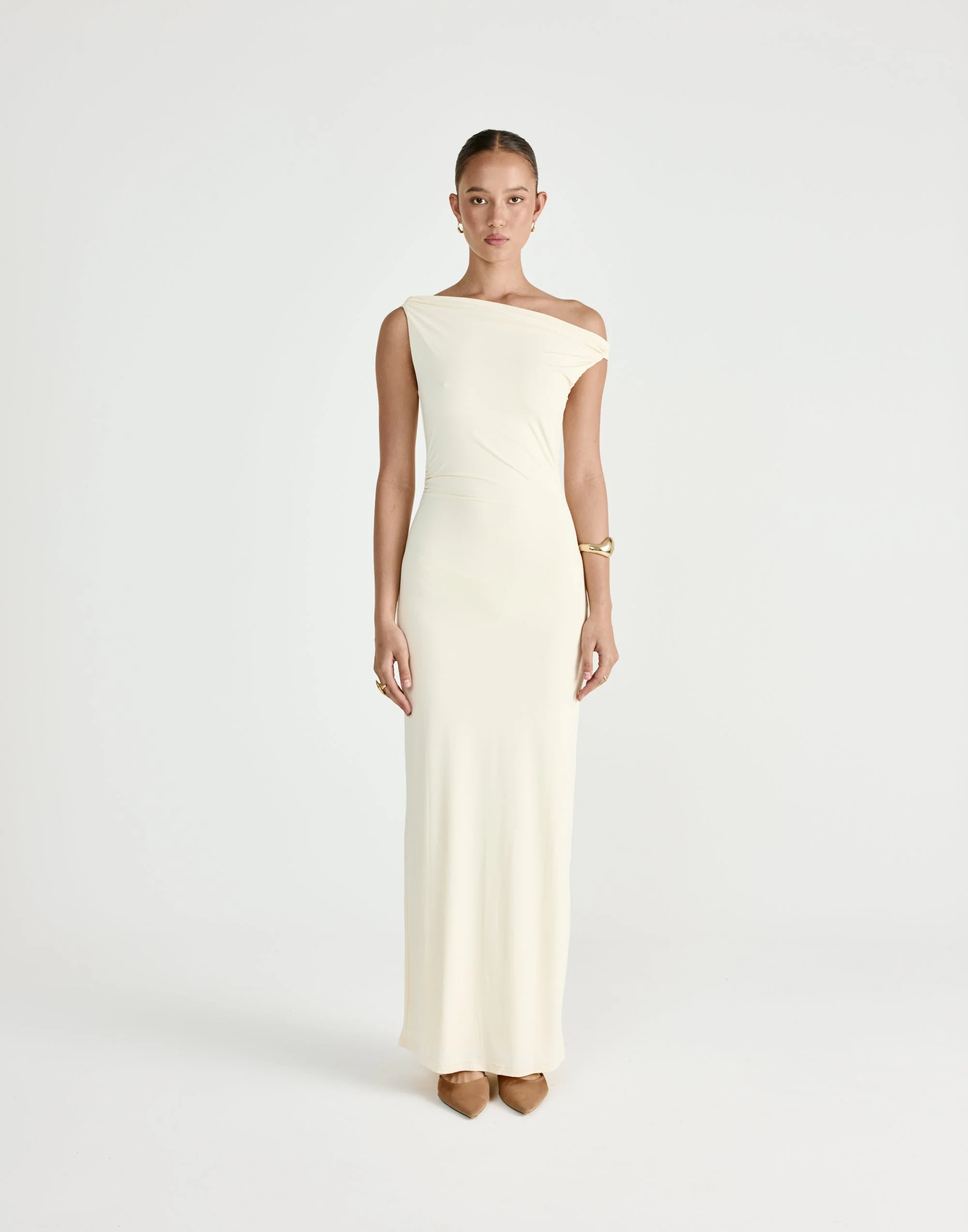 Keegan Maxi Dress (Cream)