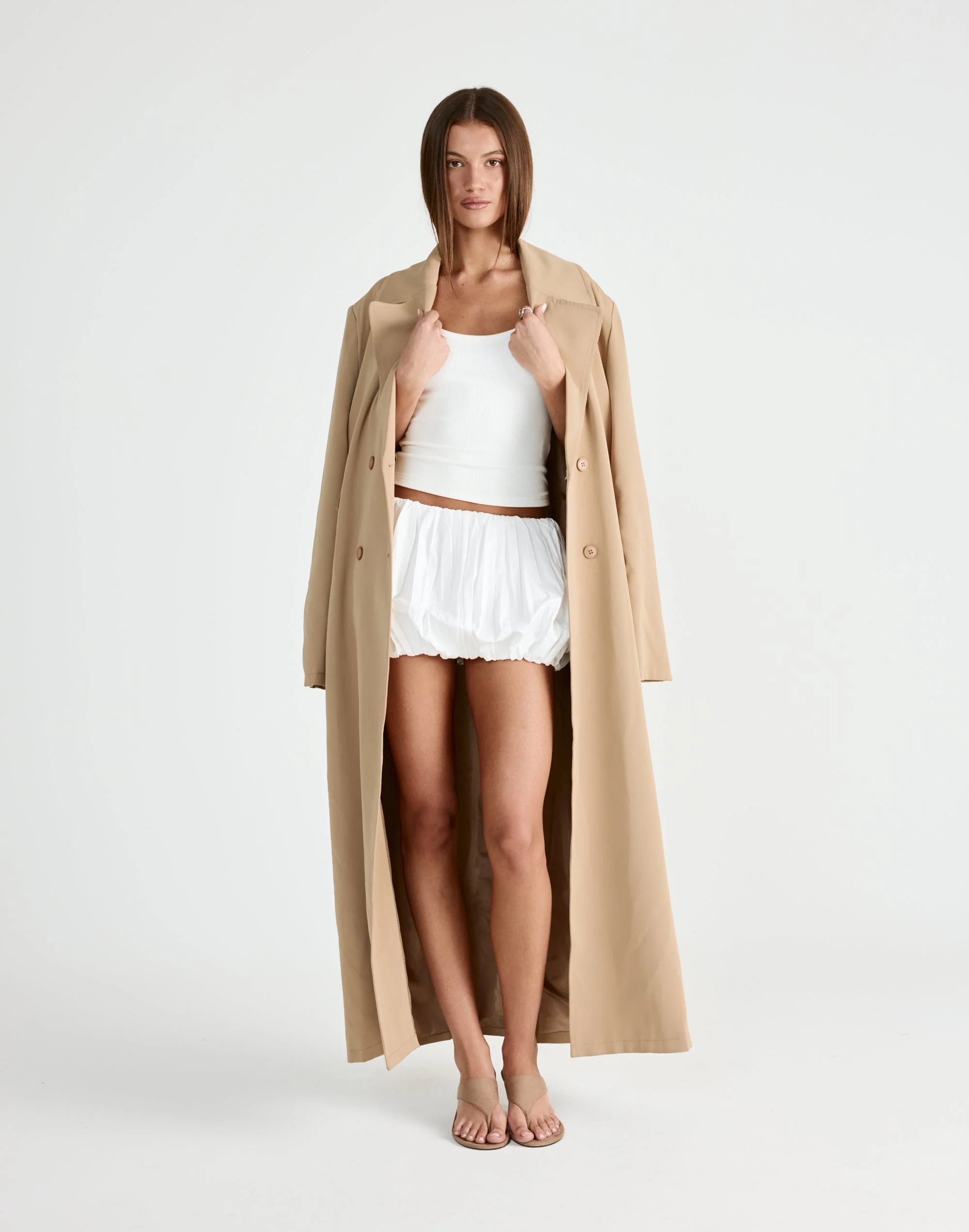 Carousel Micro Skirt (Off White)