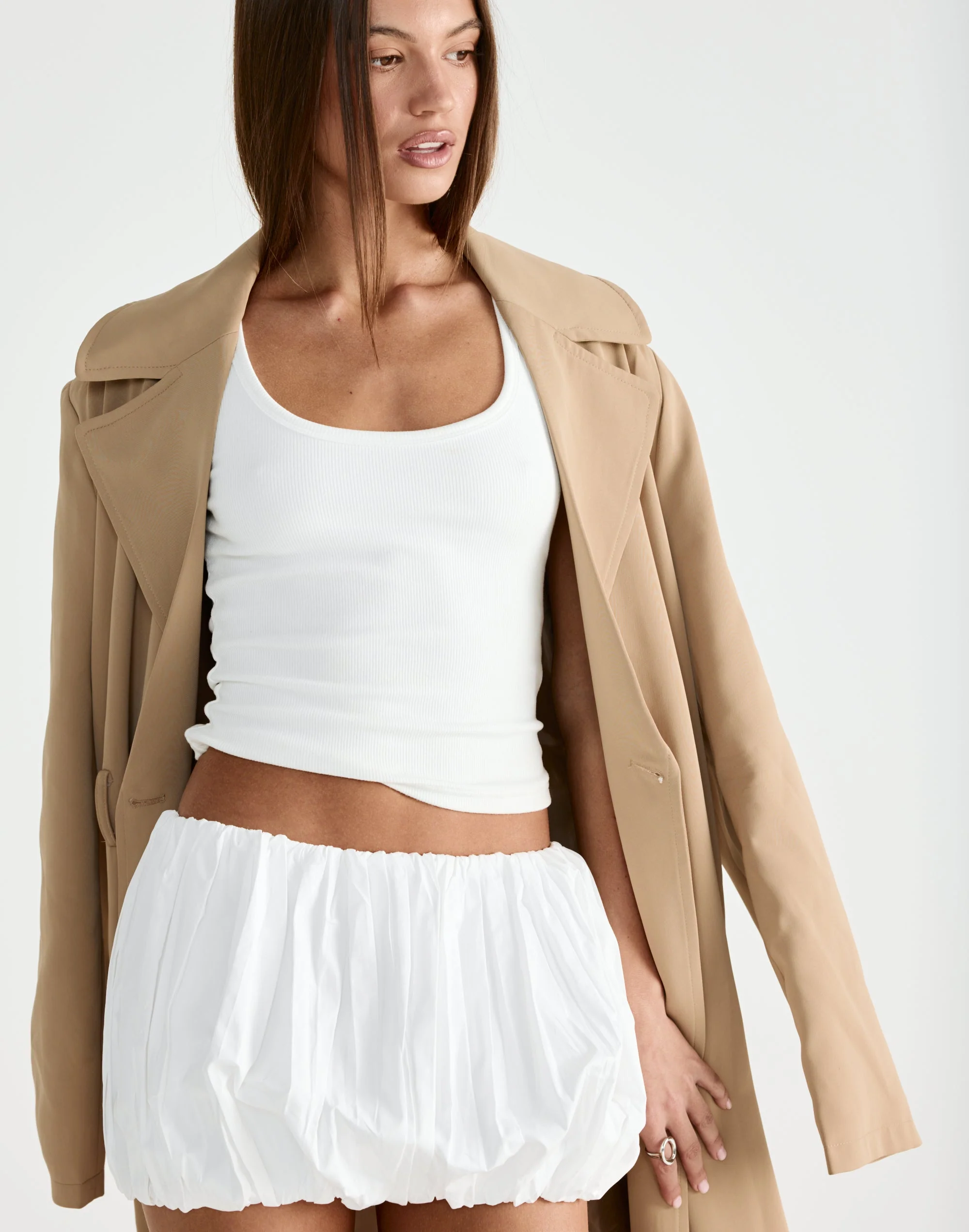 Carousel Micro Skirt (Off White) 4 Carousel Micro Skirt (Off White)