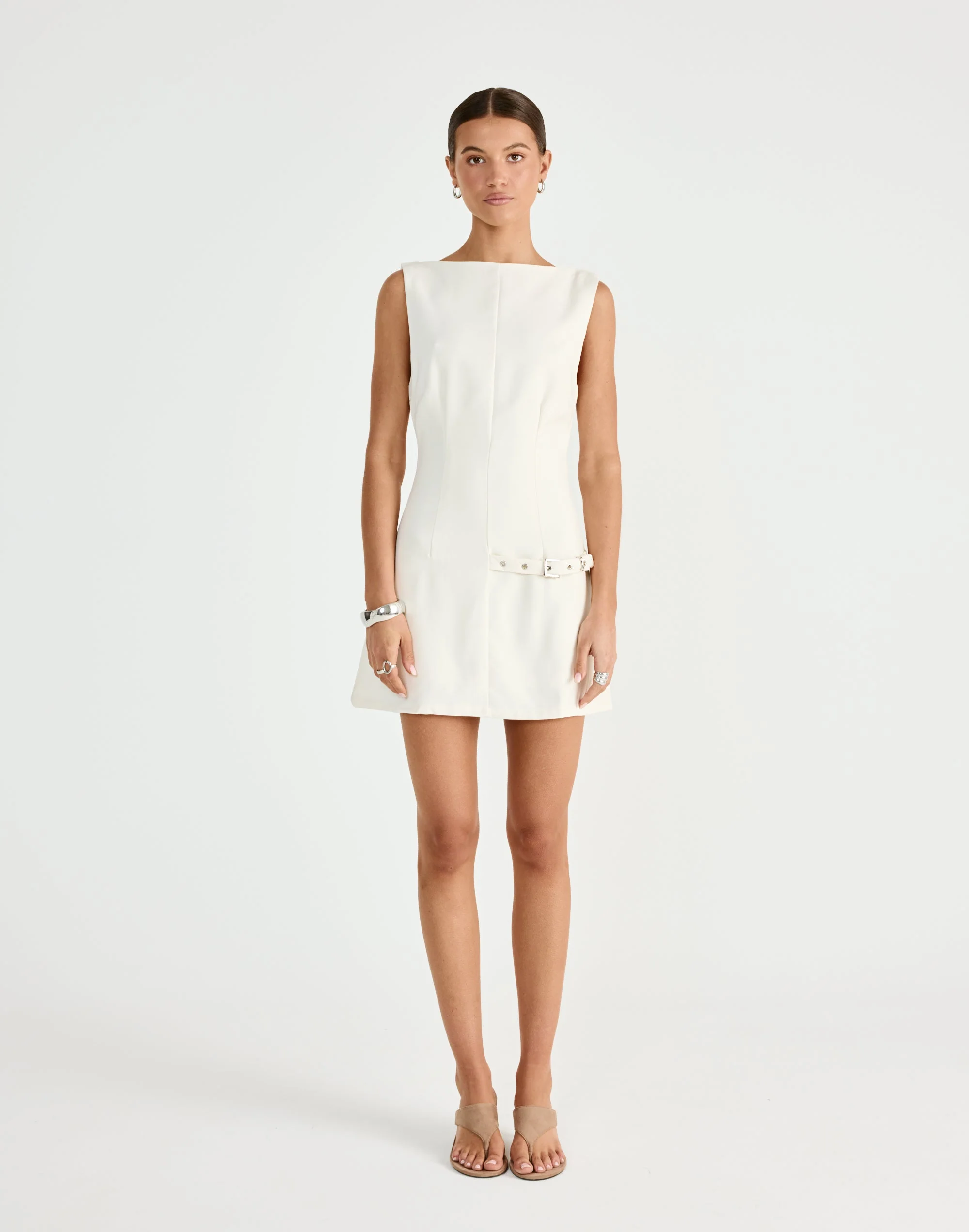 Artie Mini Dress (Oat)