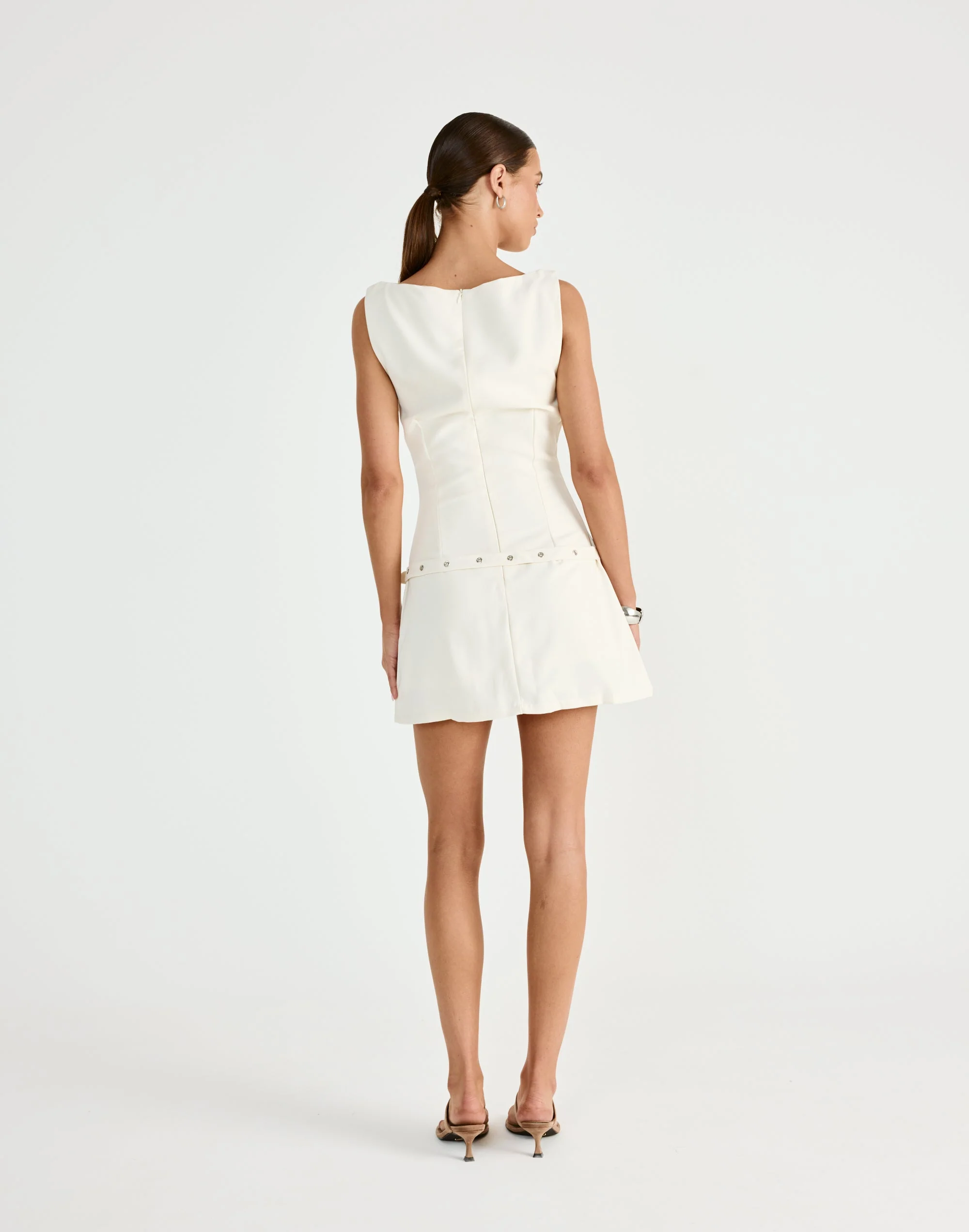 Artie Mini Dress (Oat)