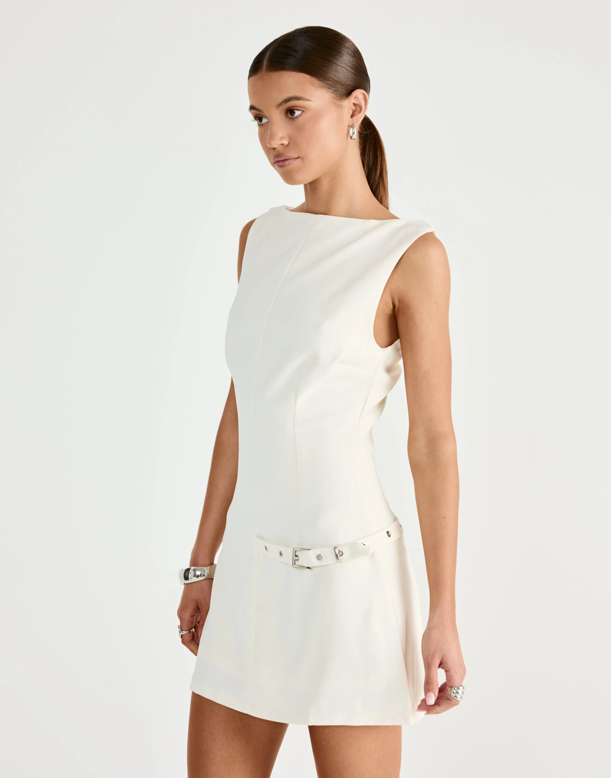 Artie Mini Dress (Oat) 6 Artie Mini Dress (Oat)