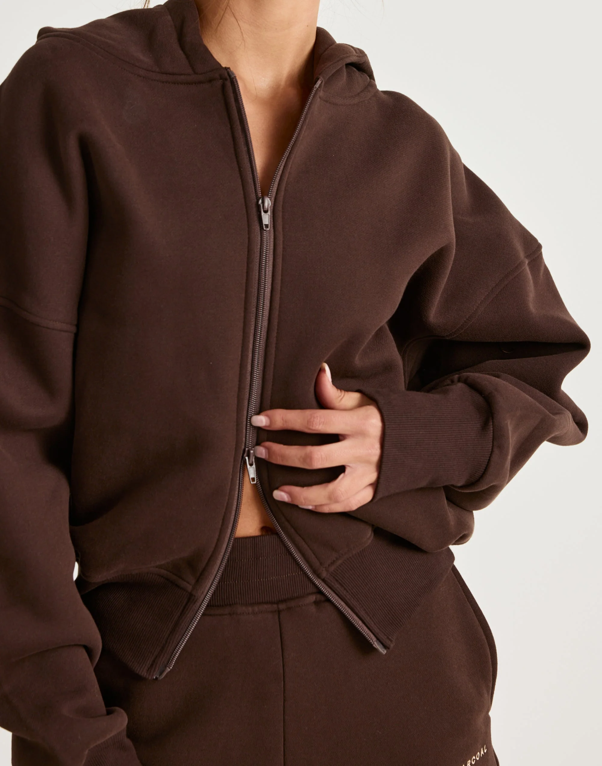 Elija Zip Hoodie (Chocolate) 3 Elija Zip Hoodie (Chocolate)