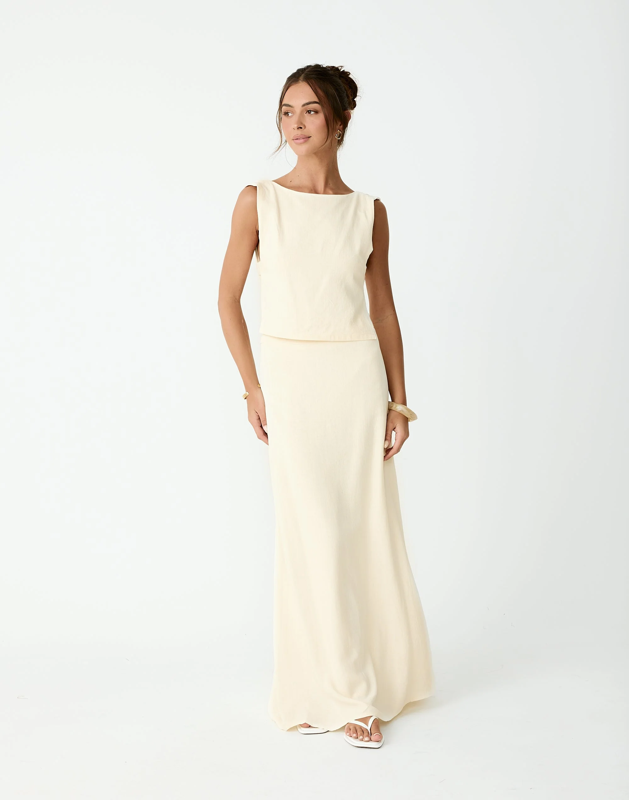 Aleah Maxi Skirt (Buttercream) 4 Aleah Maxi Skirt (Buttercream)