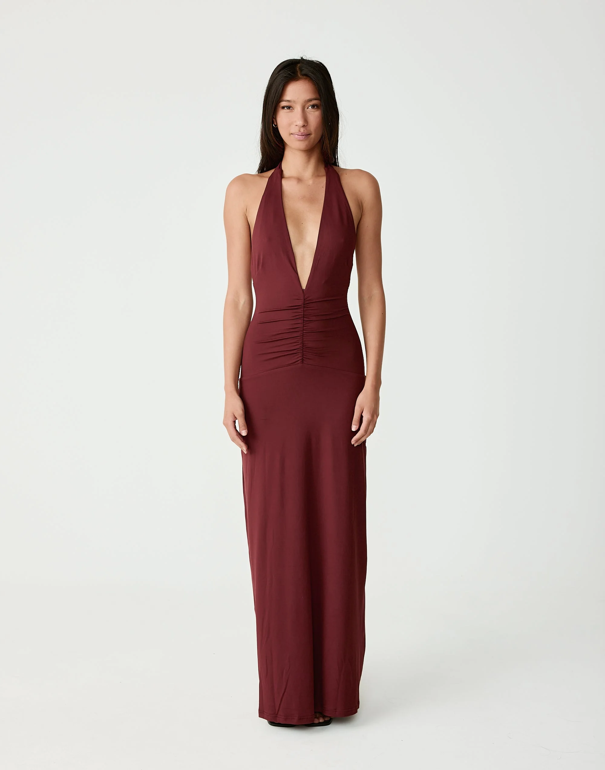 Araminta Maxi Dress (Wine)