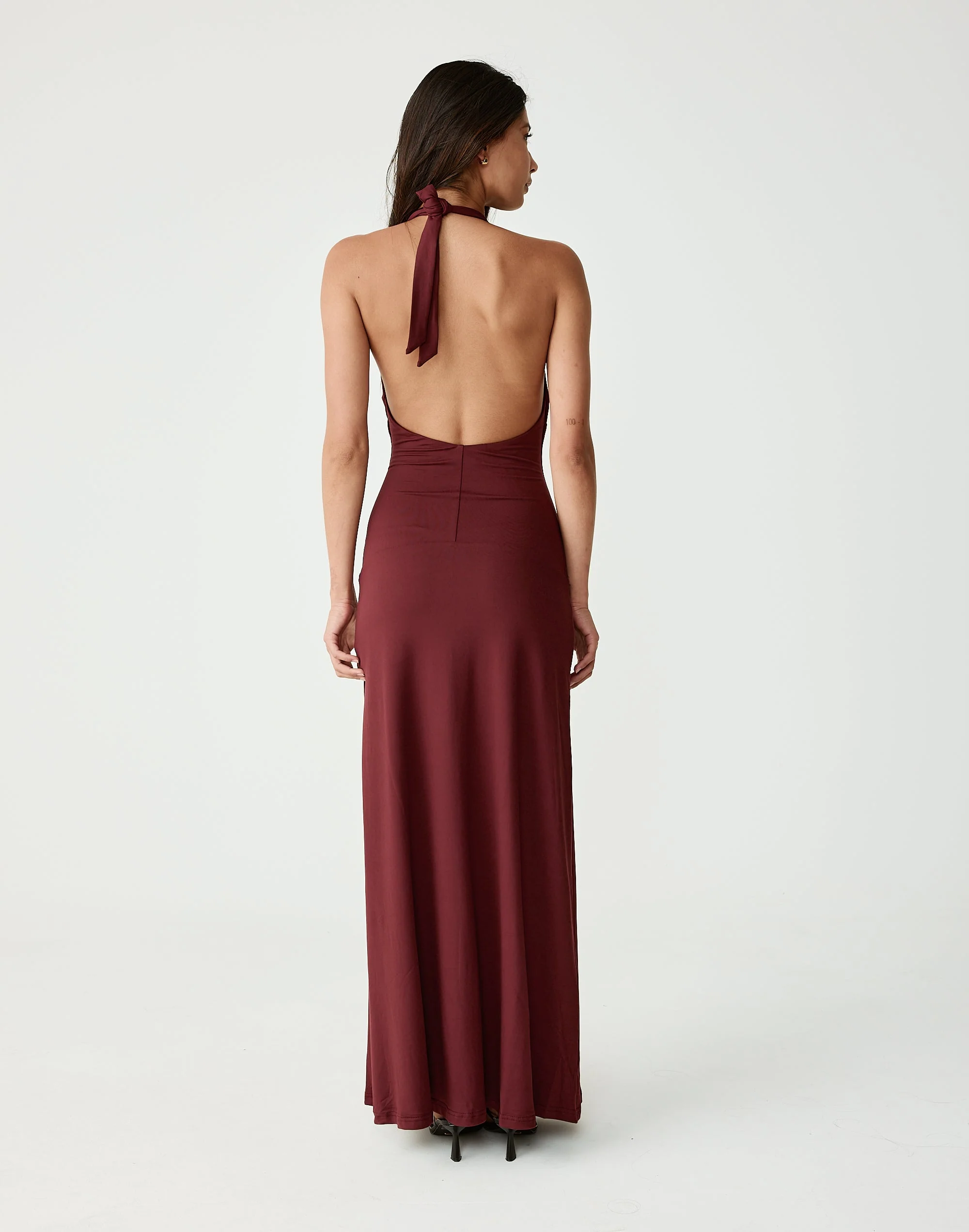 Araminta Maxi Dress (Wine)