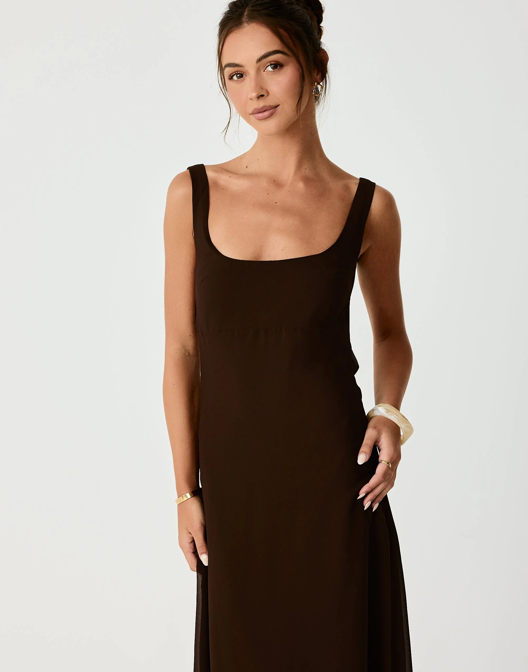 Alison Maxi Dress (Chocolate) 5 Alison Maxi Dress (Chocolate)