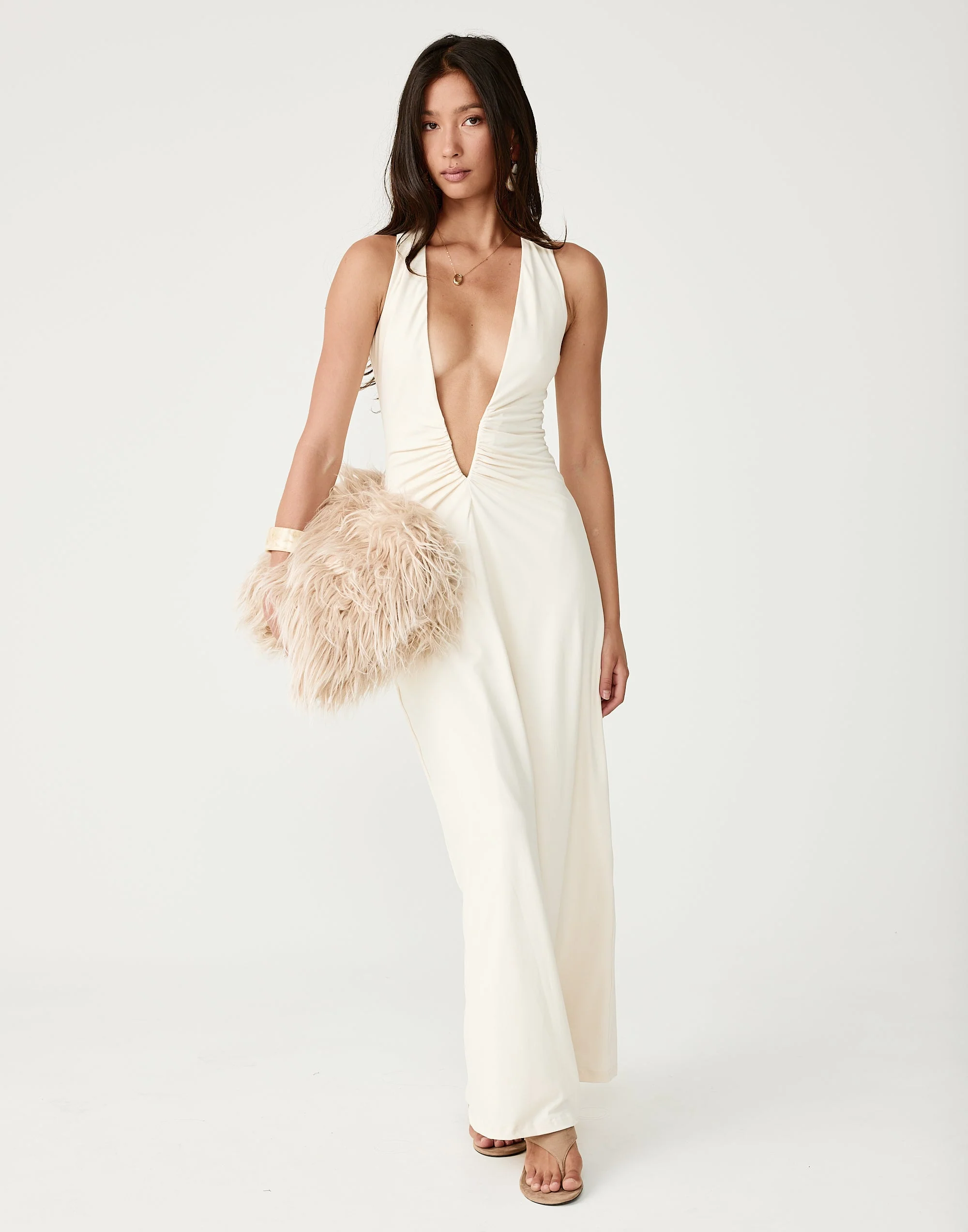 Avril Maxi Dress (Oat)