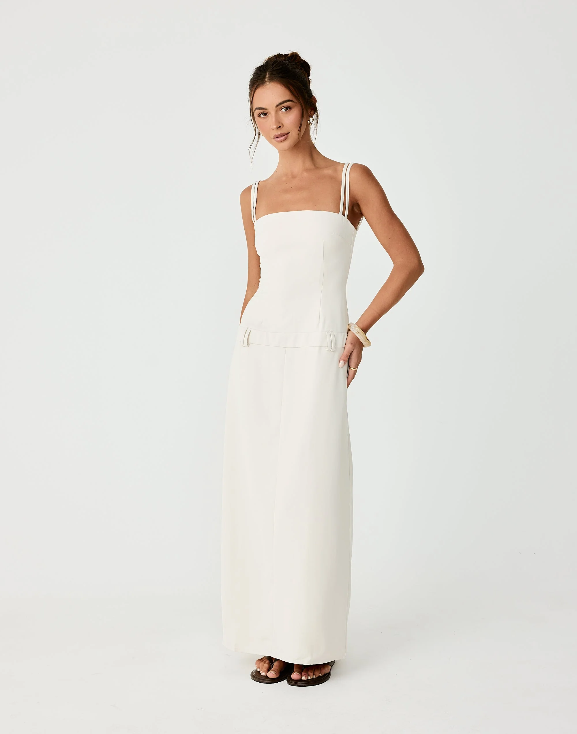Boone Maxi Dress (Oat)