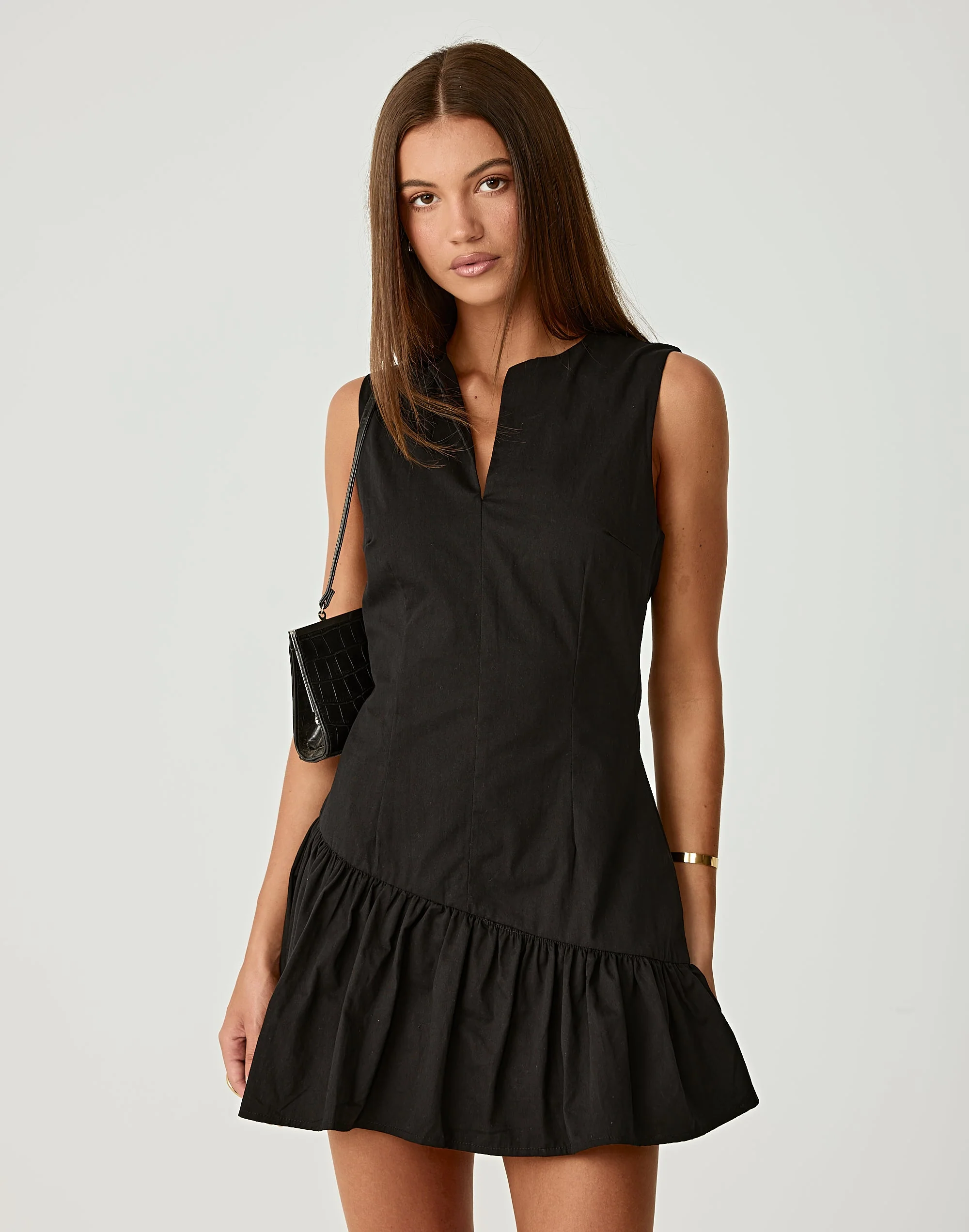 Caden Mini Dress (Black)