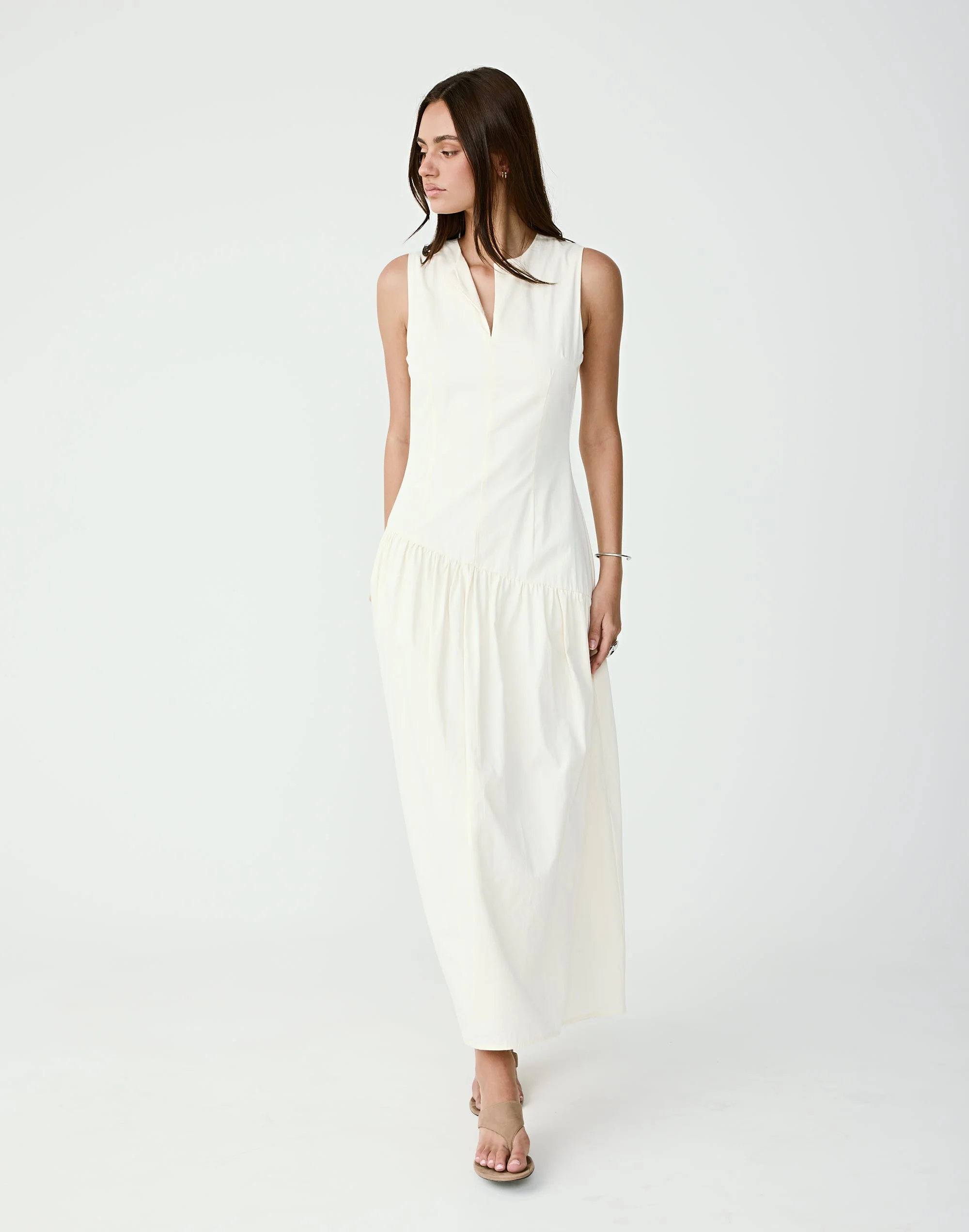 Caden Maxi Dress (Cream) 10 Caden Maxi Dress (Cream)