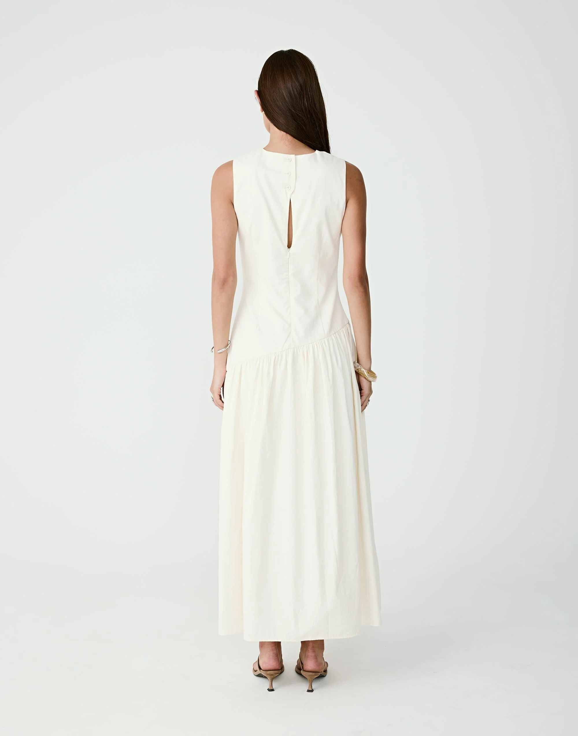 Caden Maxi Dress (Cream) 3 Caden Maxi Dress (Cream)