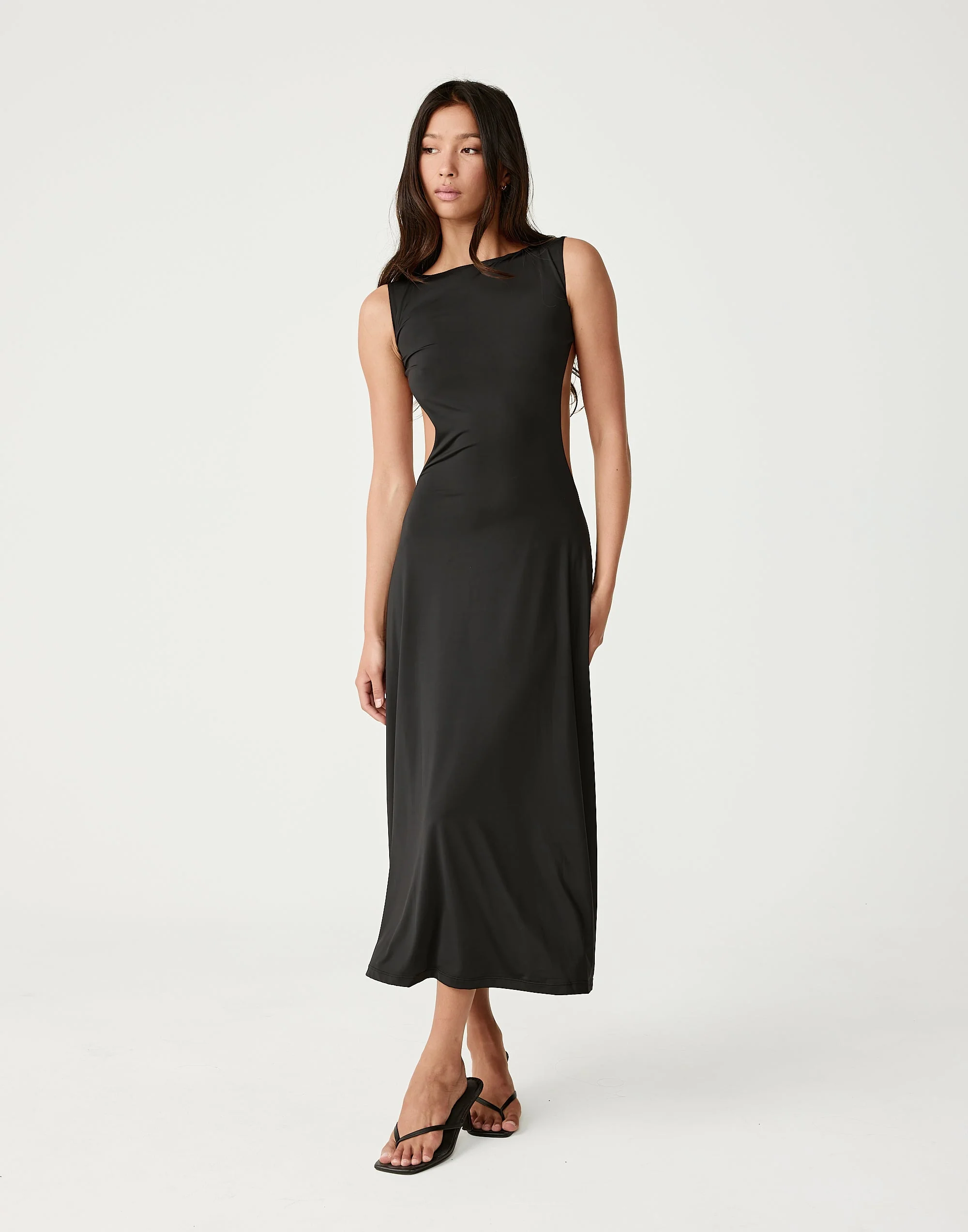 Lilibet Midi Dress (Black)