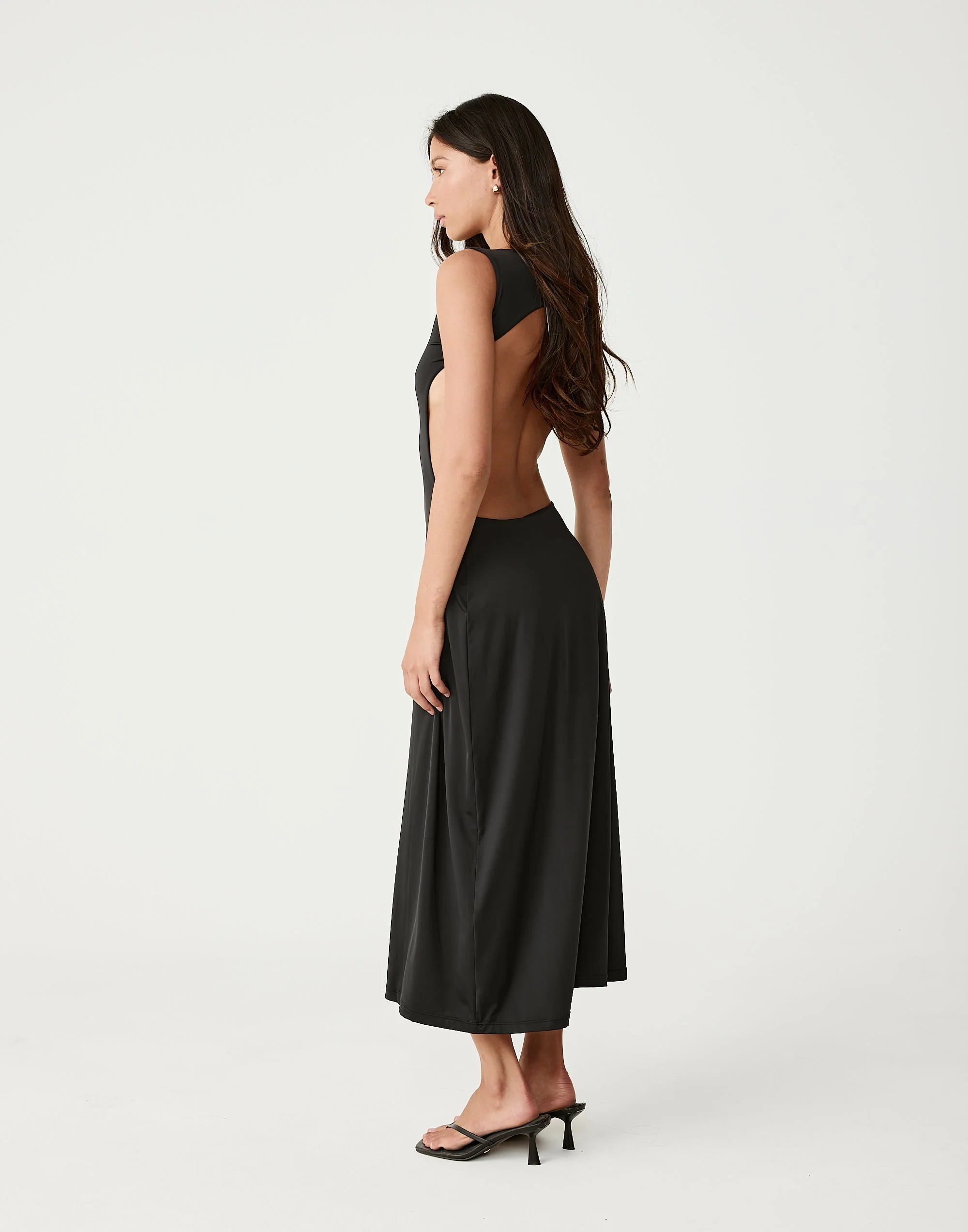 Lilibet Midi Dress (Black)