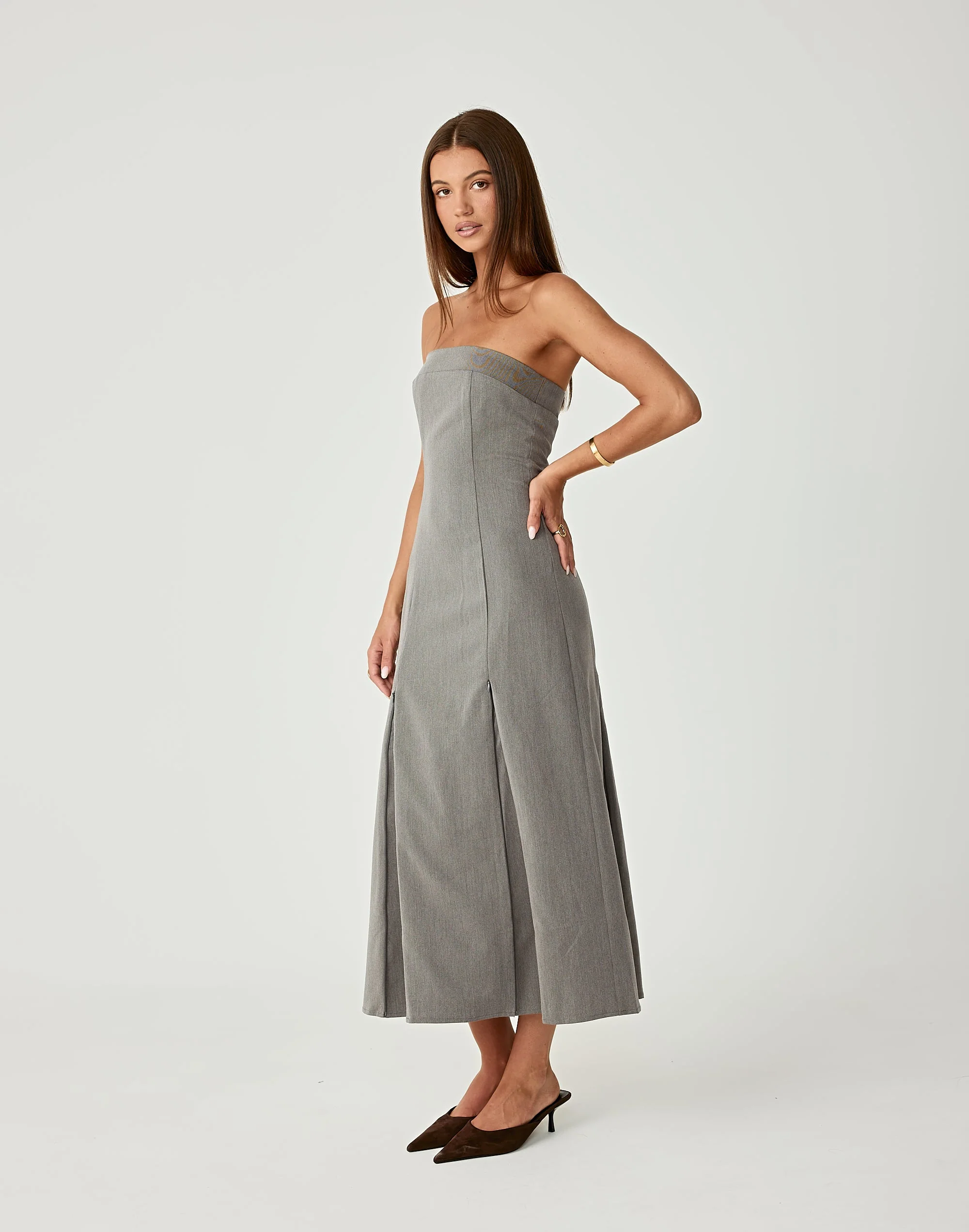 Hudson Midi Dress (Grey) 4 Hudson Midi Dress (Grey)