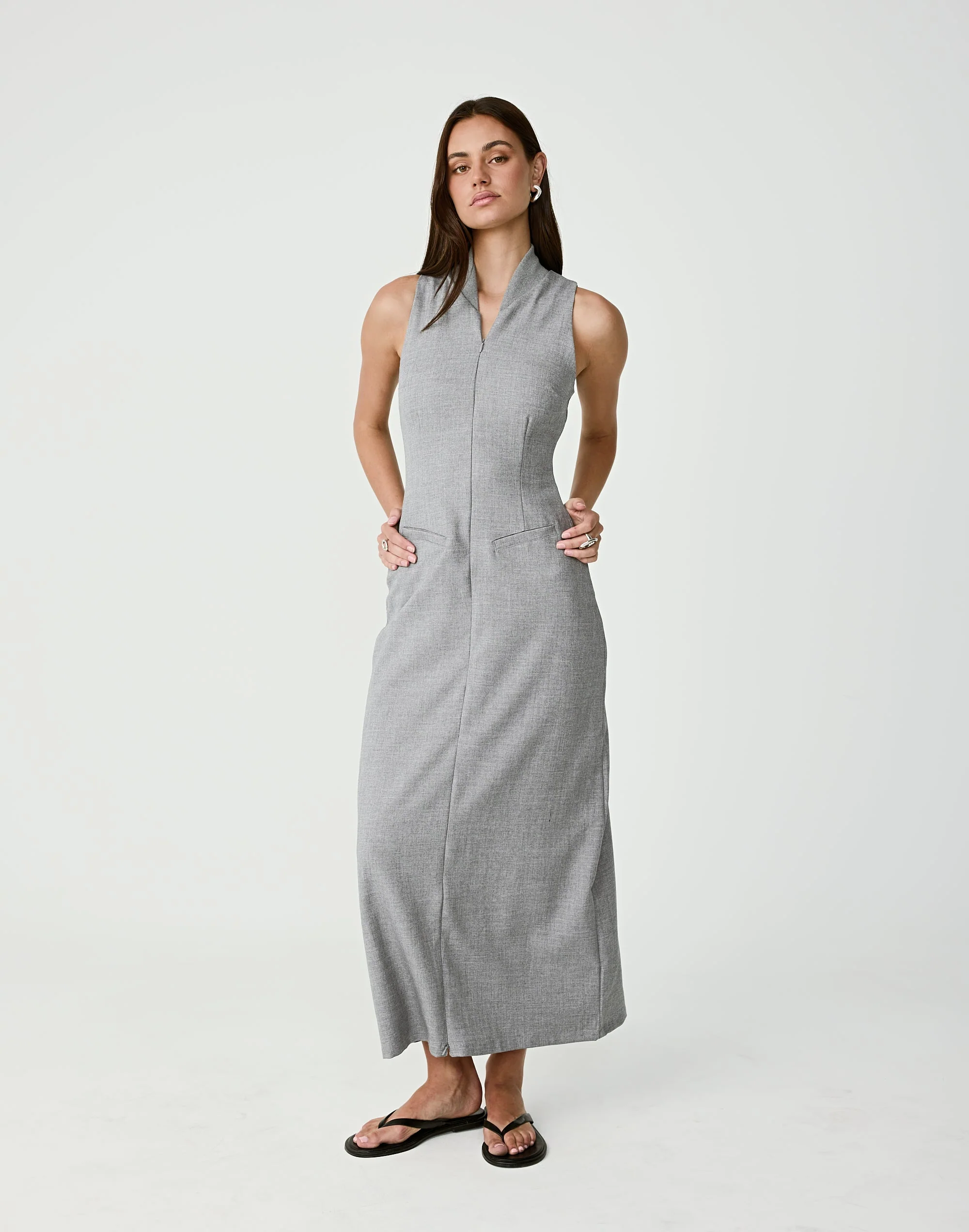 Callum Maxi Dress (Grey)