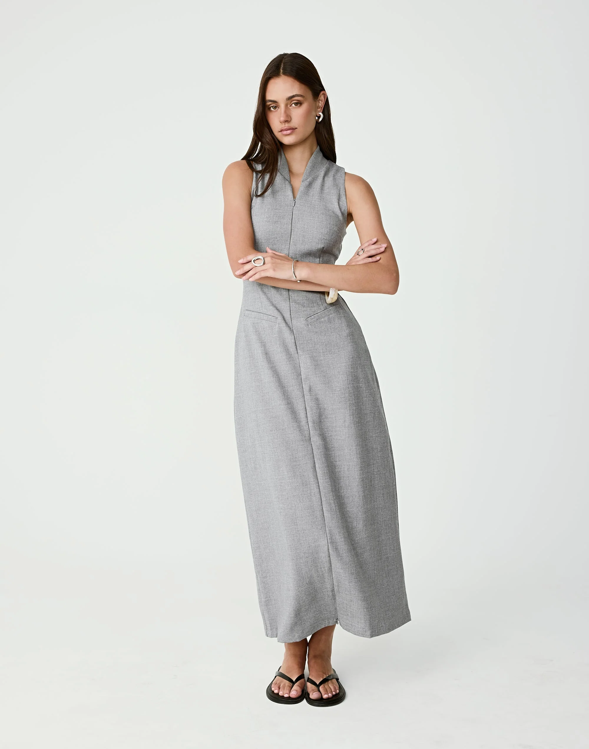 Callum Maxi Dress (Grey) 7 Callum Maxi Dress (Grey)