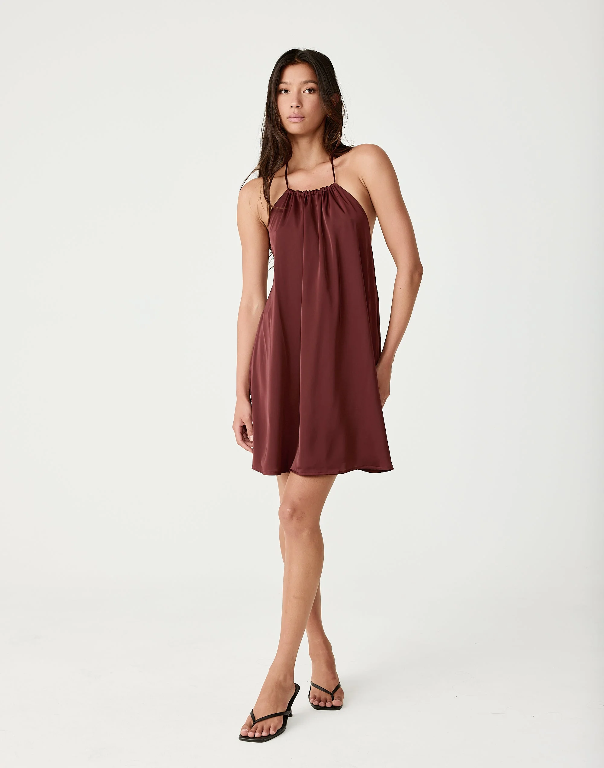 Brooklyn Mini Dress (Sangria)