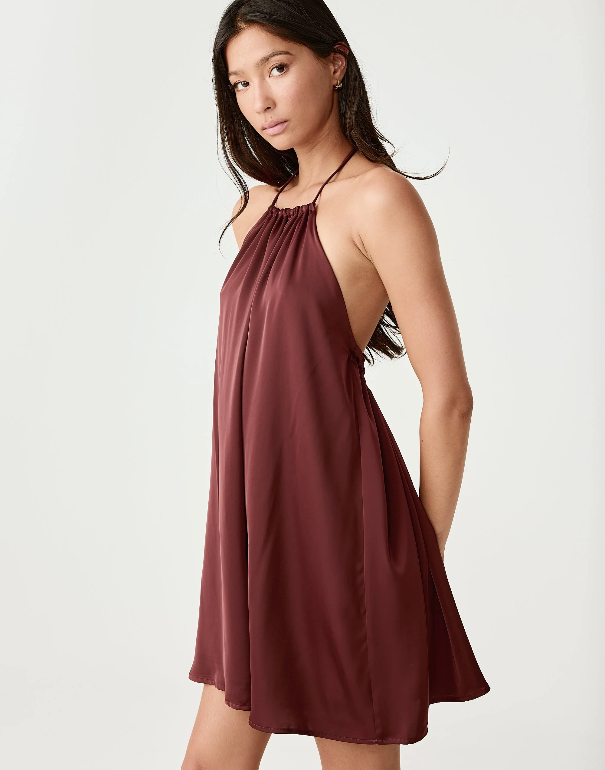 Brooklyn Mini Dress (Sangria)