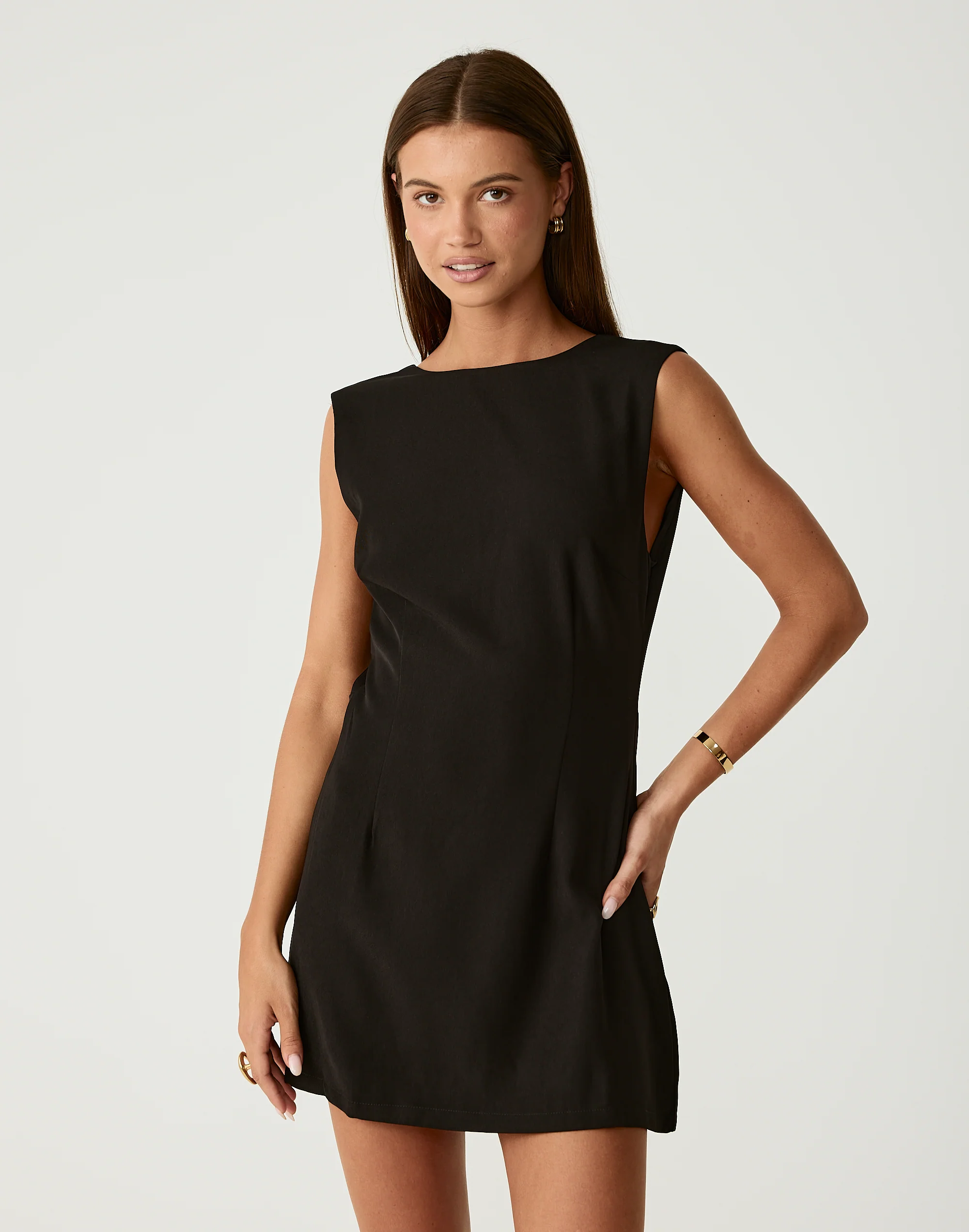 Cedric Mini Dress (Black) 2 Cedric Mini Dress (Black)