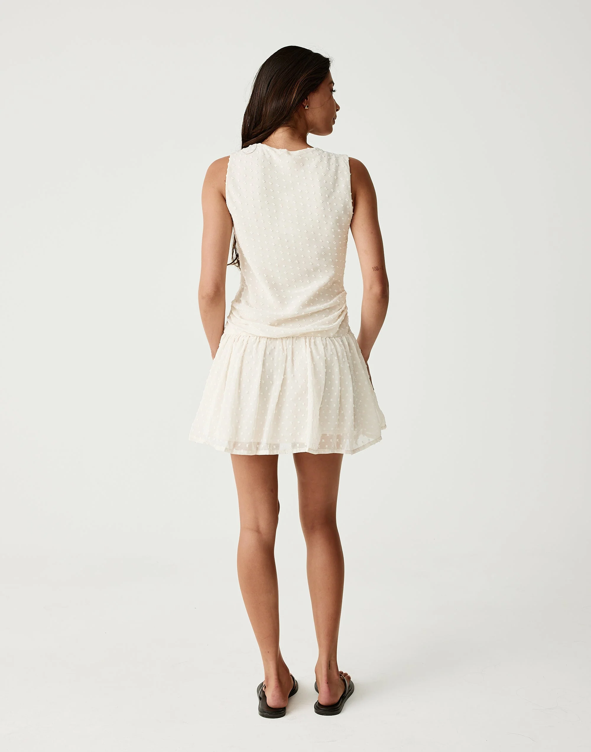 Fia Mini Dress (Cream) 4 Fia Mini Dress (Cream)