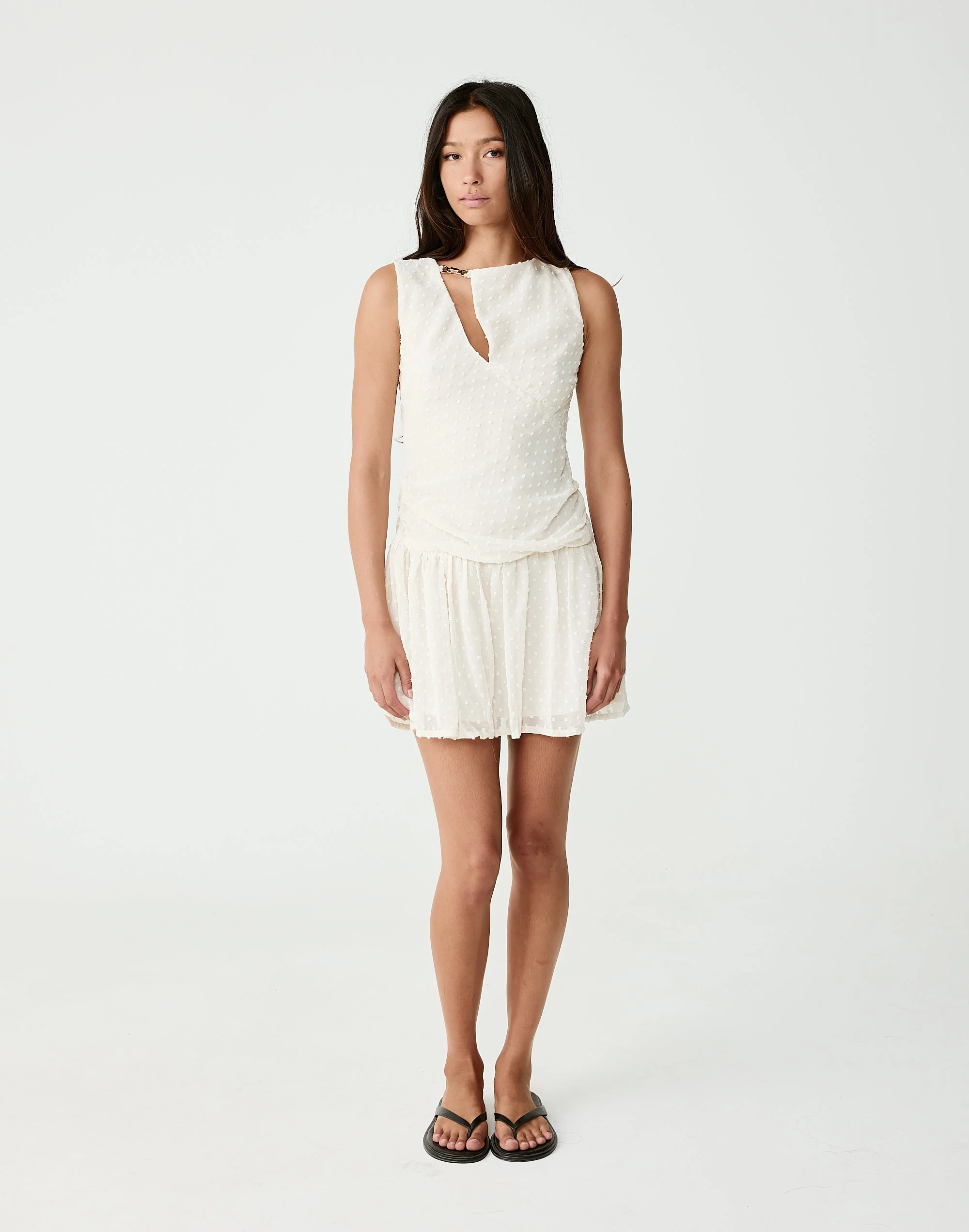 Fia Mini Dress (Cream) 5 Fia Mini Dress (Cream)